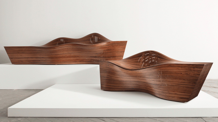 Steam 20 bench and Steam 12 lounge chair Bae Se Hwa Steam Bent Series and R & Company