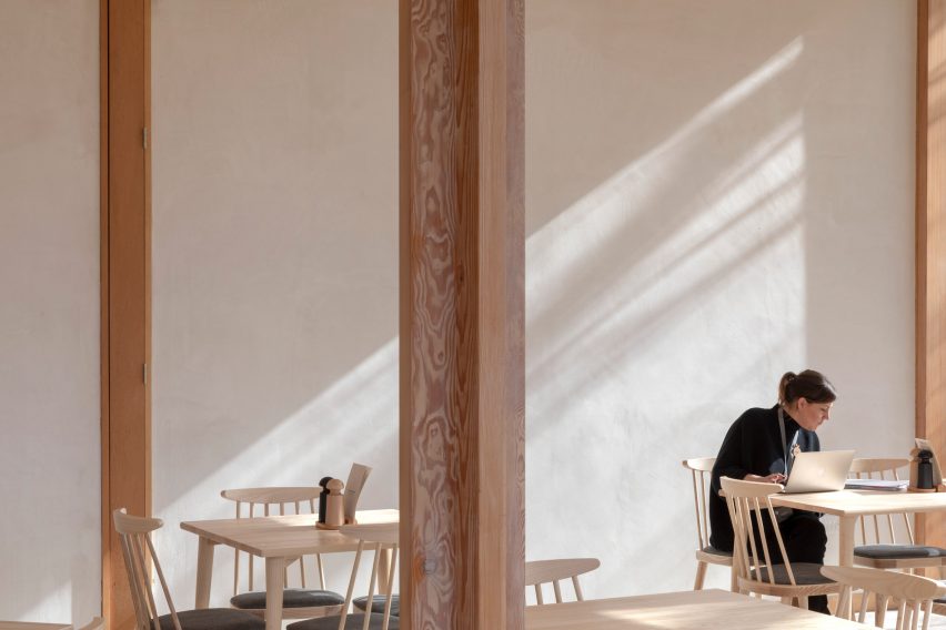 The Weston visitor centre at Yorkshire Sculpture Park by Feilden Fowles