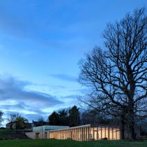The Weston visitor centre at Yorkshire Sculpture Park by Feilden Fowles