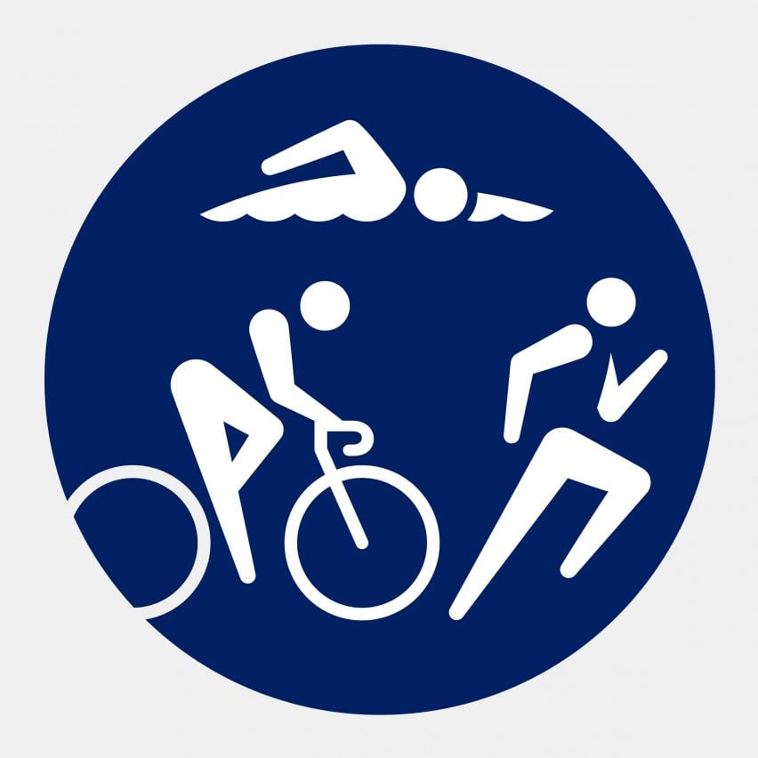Tokyo 2020 pictograms designed by Masaaki Hiromura