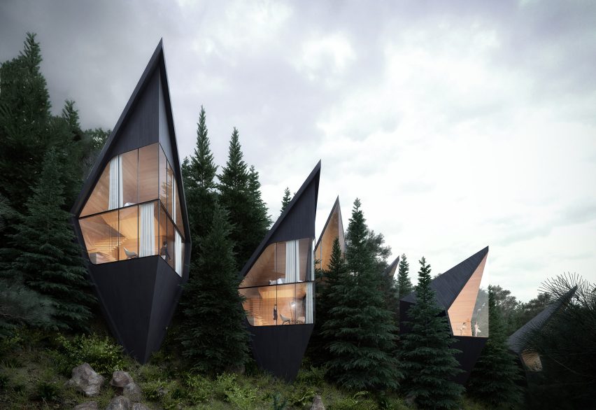 Tree houses by Peter Pichler