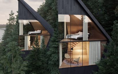 Tree houses by Peter Pichler