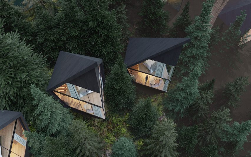 Tree houses by Peter Pichler