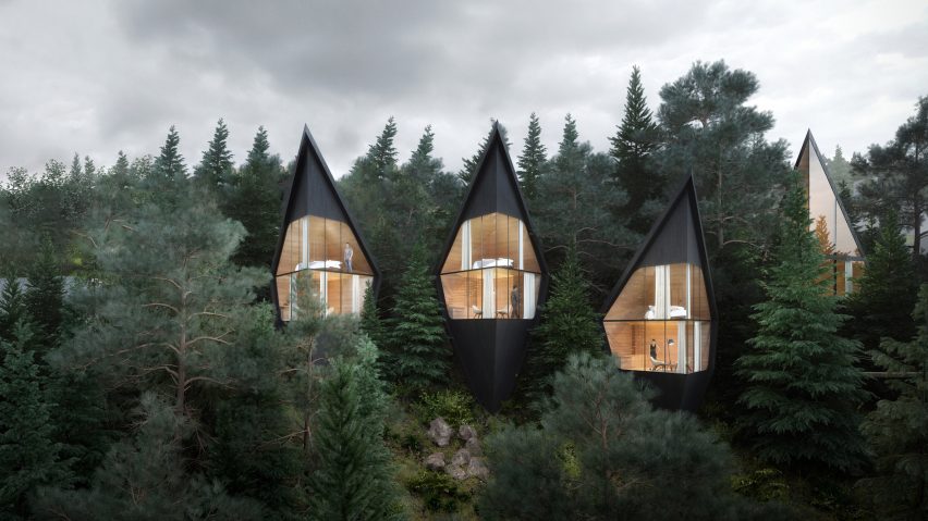 Tree houses by Peter Pichler