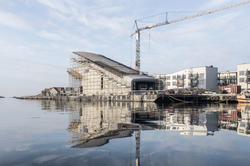Construction photo of Under by Snøhetta in Båly, Norway