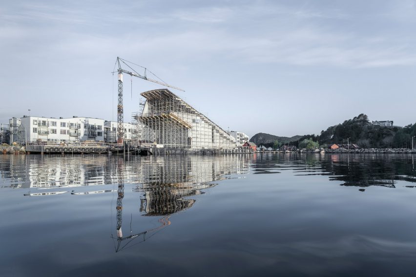 Construction photo of Under by Snøhetta in Båly, Norway