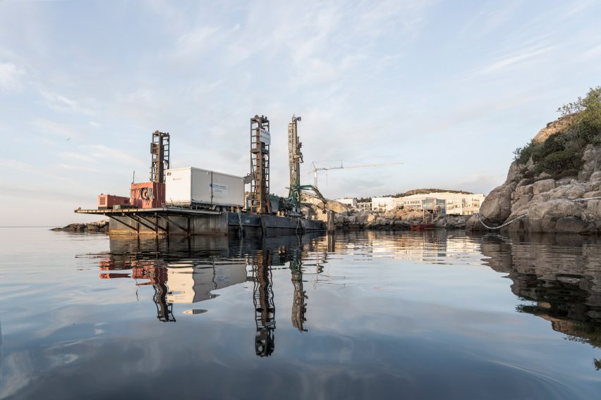 Construction photo of Under by Snøhetta in Båly, Norway