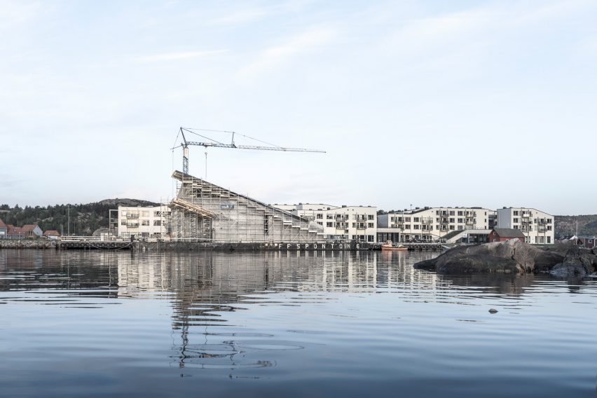 Construction photo of Under by Snøhetta in Båly, Norway