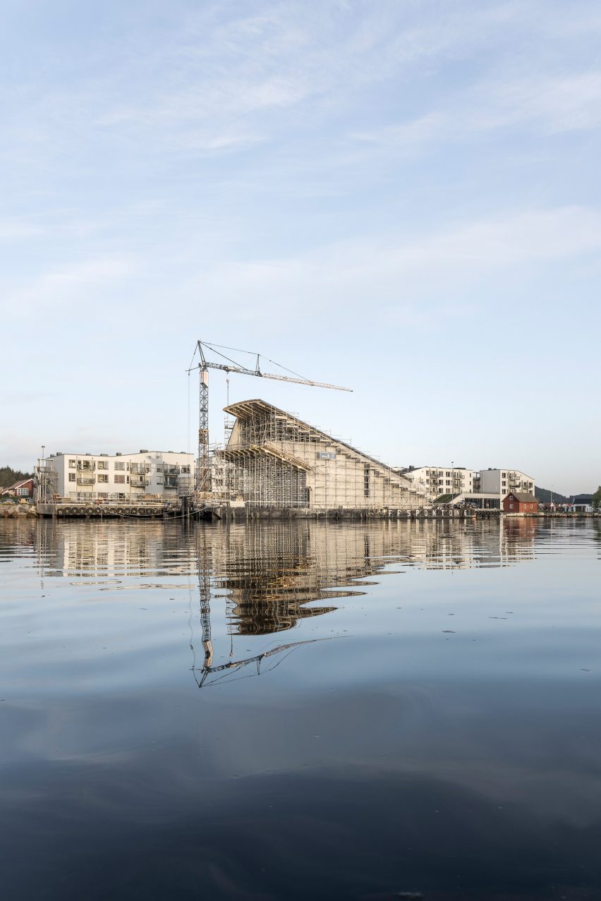 Construction photo of Under by Snøhetta in Båly, Norway
