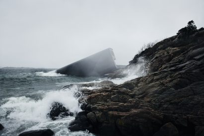 Europe's first underwater restaurant, Under, by Snohetta in Båly, south Norway