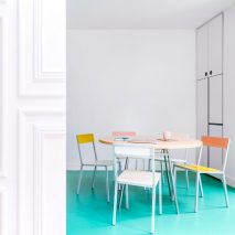 Block colours and hidden storage feature in Van Staeyen’s Antwerp townhouse renovation
