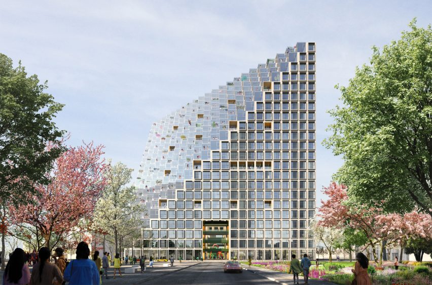 Visual of Xinhu Hangzhou Prism by OMA