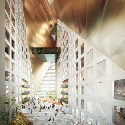 Visual of Xinhu Hangzhou Prism by OMA