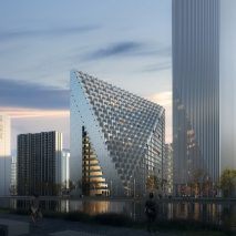 Visual of Xinhu Hangzhou Prism by OMA