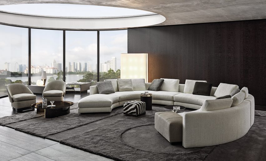 Daniels sofa by Christophe Delcourt for Minotti