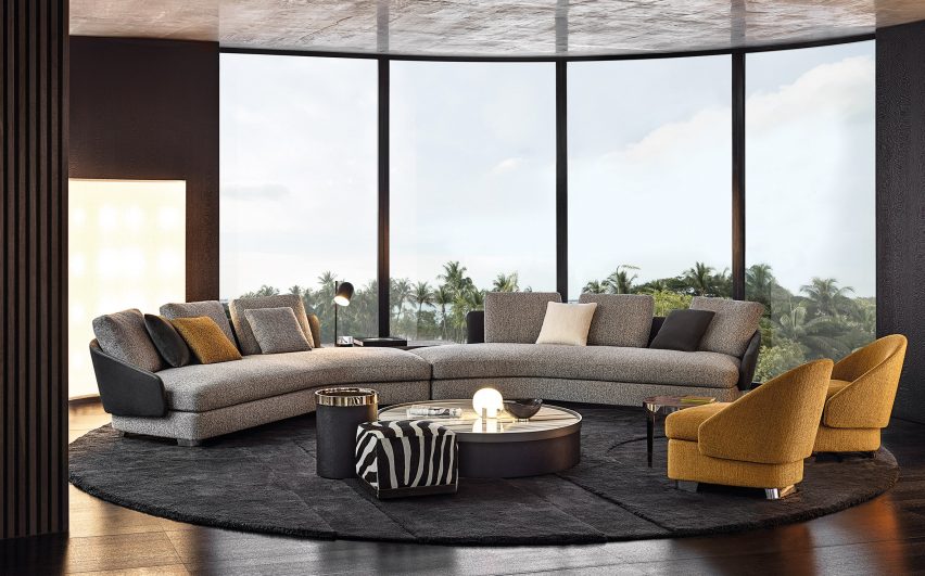 Lawson sofa by Rodolfo Dordoni for Minotti