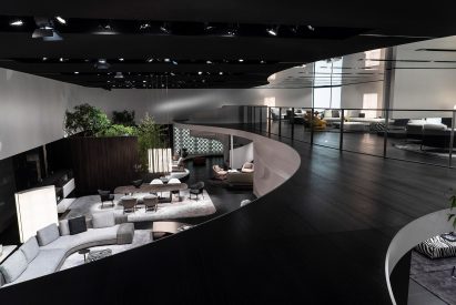 Minotti stand at Salone del Mobile 2019 in Milan