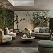 Tape Cord outdoor furniture by Nendo for Minotti