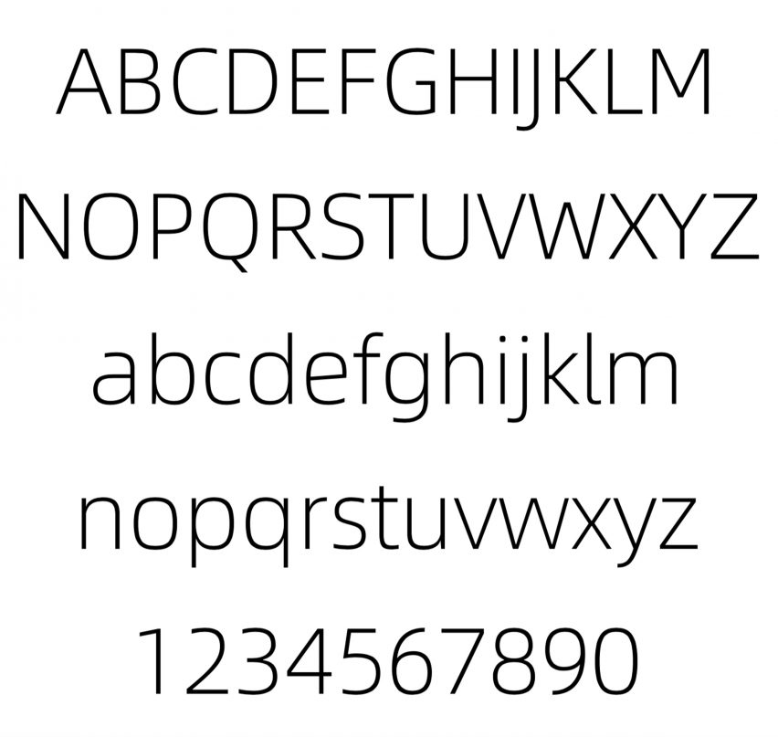 Alibaba Sans typeface light