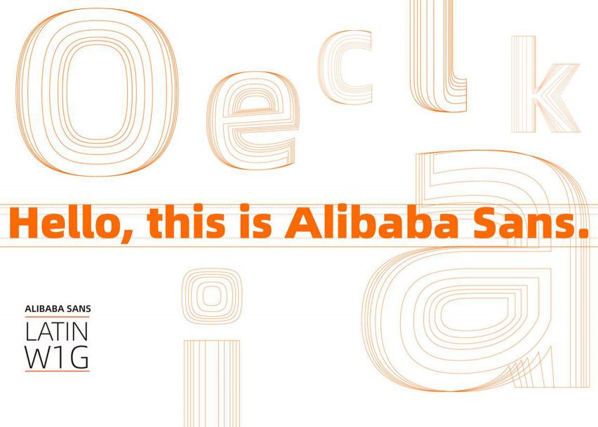 Alibaba Sans typeface