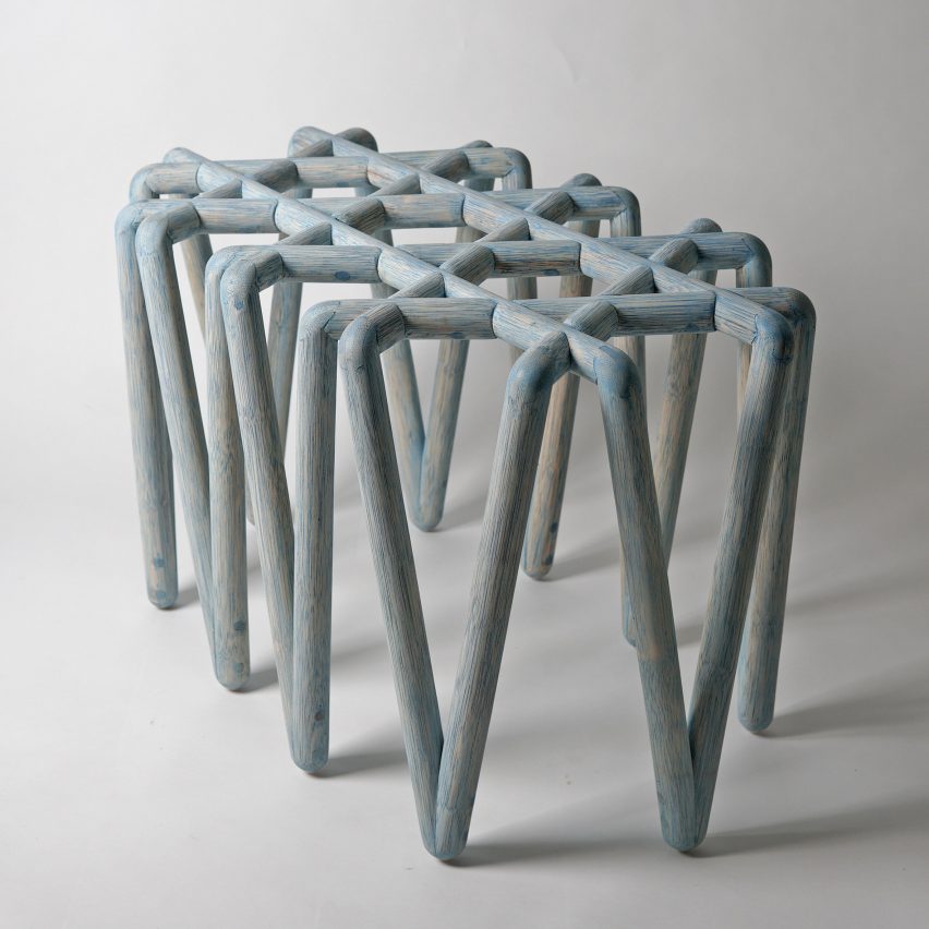 Tropicália Modernity rattan furniture by Alvin T at Milan design week