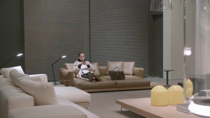 The Dock sofa system was designed for furniture manufacturer B&B Italia by Piero Lissoni, and was launched at Salone del Mobile in Milan
