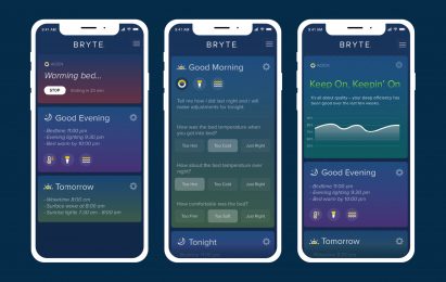 Bryte smart bed adjusts throughout the night to help users stay asleep