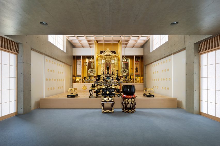 Buddhist Temple by Toru Kashihara in Tokyo, Japan