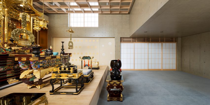 Buddhist Temple by Toru Kashihara in Tokyo, Japan