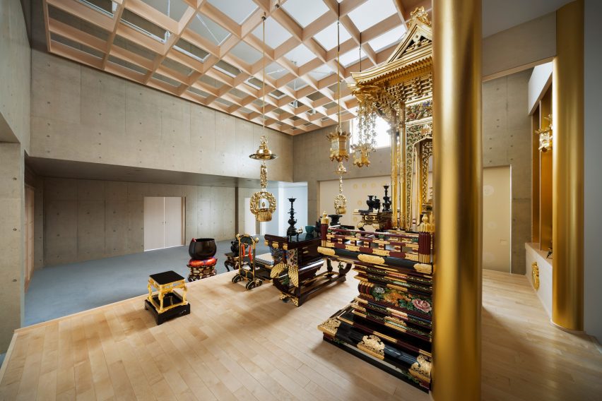 Buddhist Temple by Toru Kashihara in Tokyo, Japan