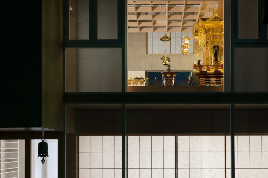 Buddhist Temple by Toru Kashihara in Tokyo, Japan