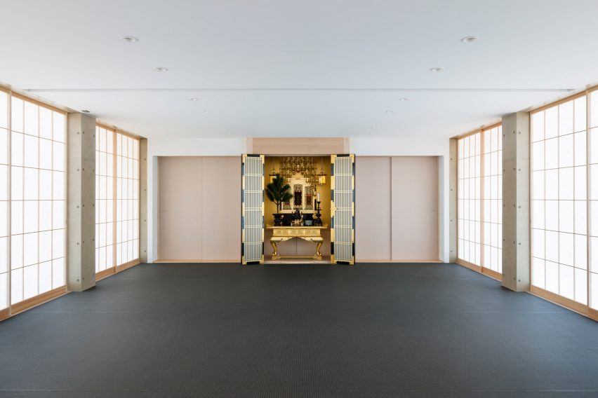Buddhist Temple by Toru Kashihara in Tokyo, Japan