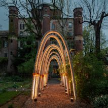 Carlo Ratti grows Gaudí-inspired structures with a kilometre of mushroom mycelium