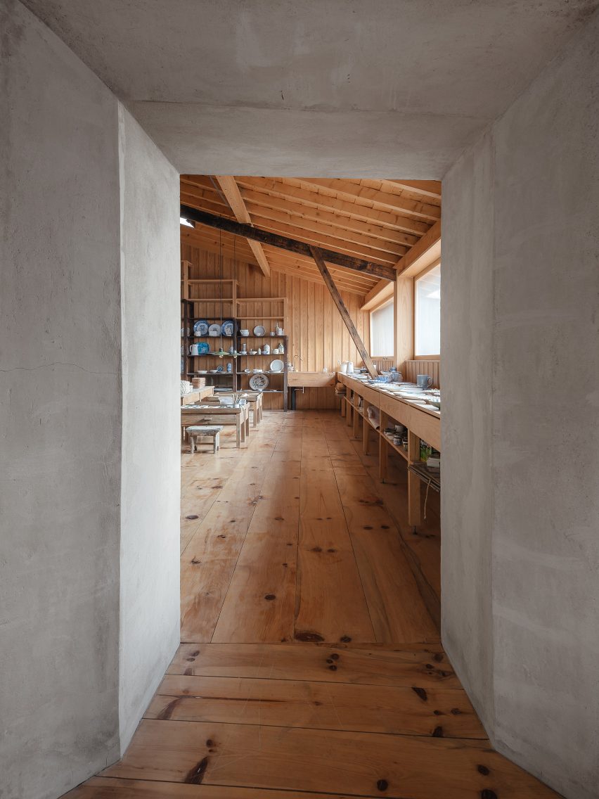 Ceramics factory in Coimbra, Portugal designed by Luisa Bebiano Arquitectos and Atelier do Corvo