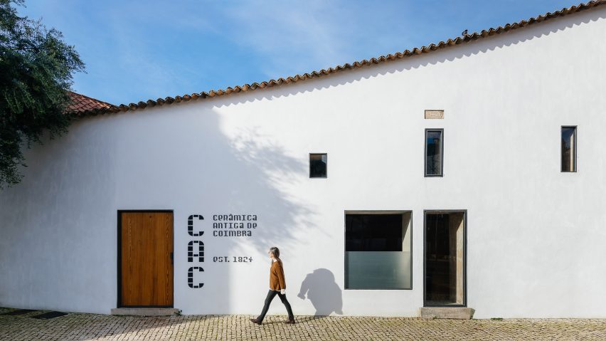 Ceramics factory in Coimbra, Portugal designed by Luisa Bebiano Arquitectos and Atelier do Corvo