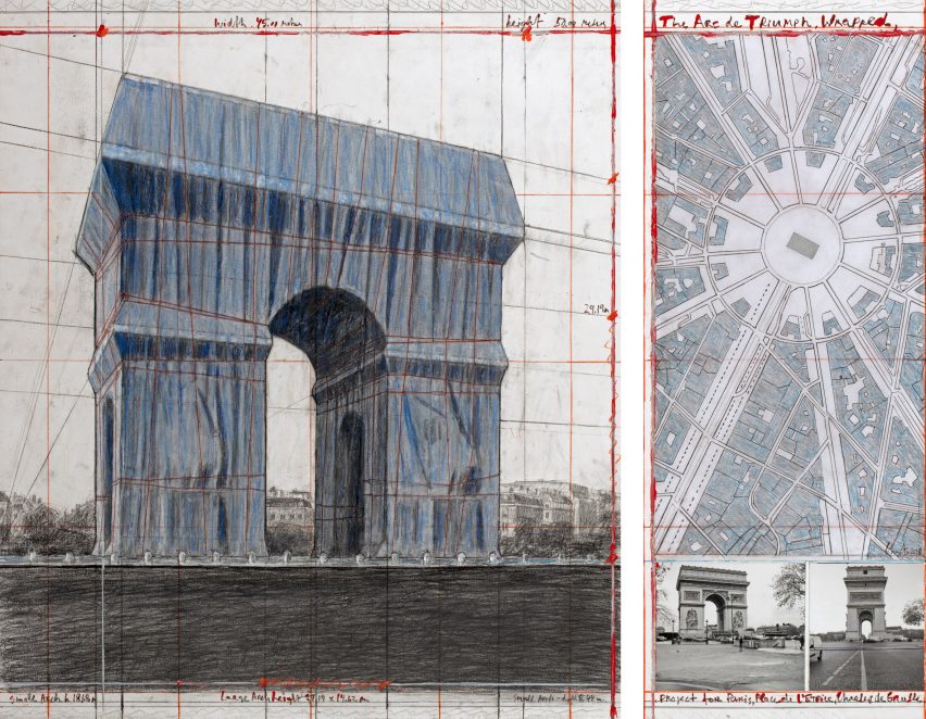 Christo to wrap Arc de Triomphe in Paris in silver fabric