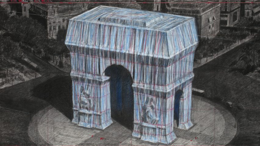 Christo to wrap Arc de Triomphe in Paris in silver fabric