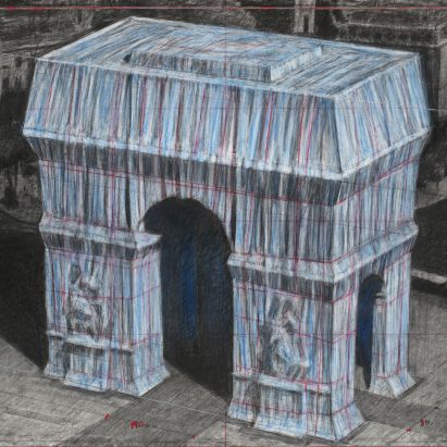 Christo to wrap silver fabric around the Arc de Triomphe in Paris