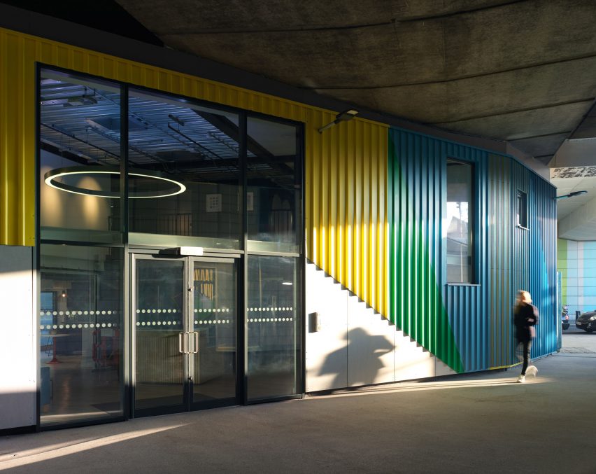 Bay 20 community centre and Grenfell Tower boxing club by Featherstone Young
