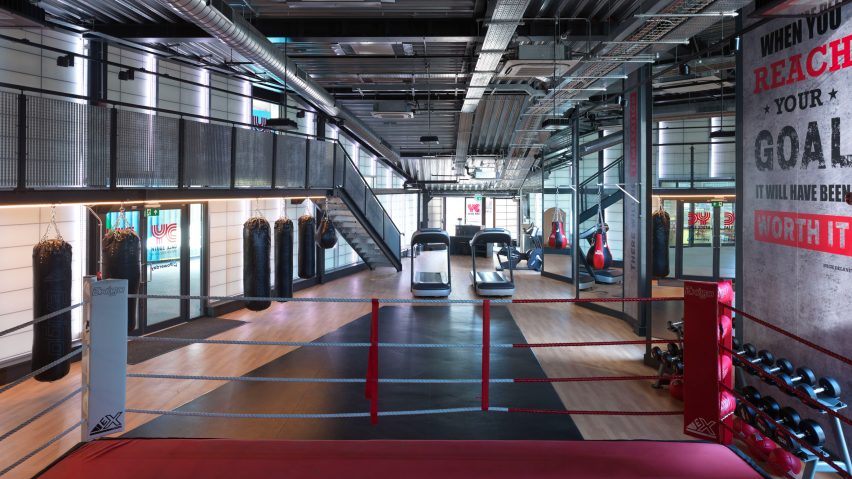 Dale Youth Amateur Boxing Club in the Bay 20 community centre and Grenfell Tower boxing club by Featherstone Young