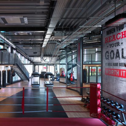 Dale Youth Amateur Boxing Club in the Bay 20 community centre and Grenfell Tower boxing club by Featherstone Young