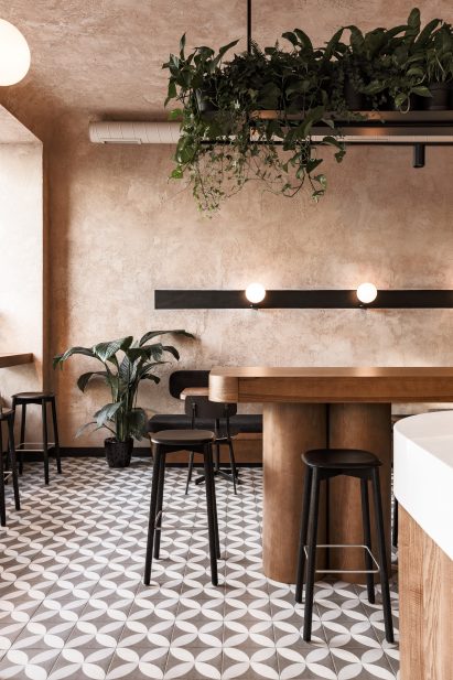 Interiors of Daily cafe by Sivak & Partners