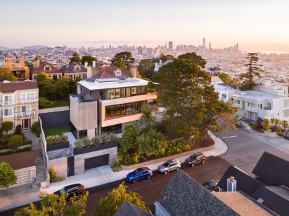 Dolores Heights San Francisco cedar and glass residence by John Maniscalco Architects