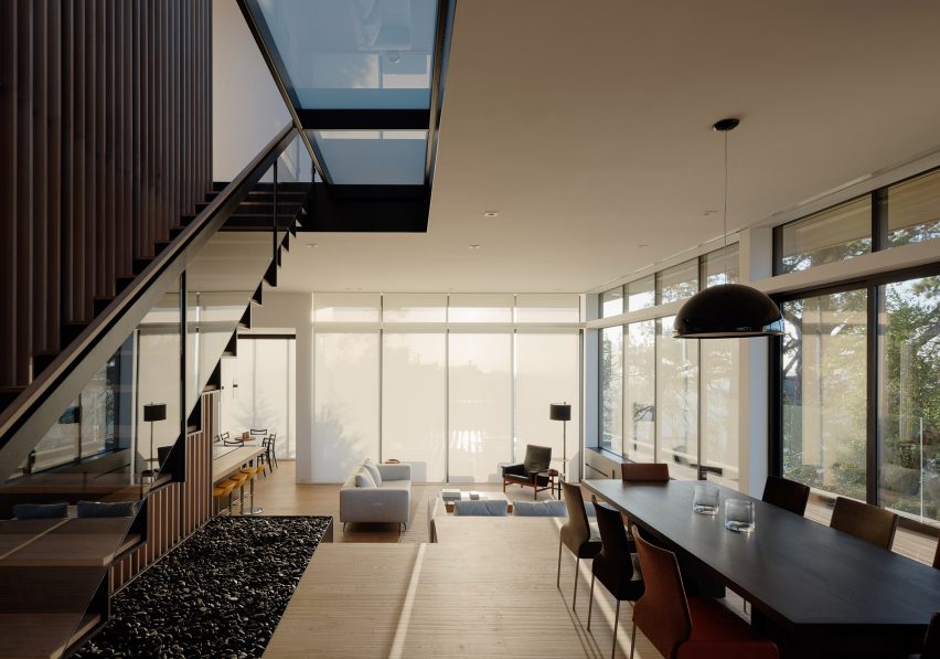 Dolores Heights San Francisco cedar and glass residence by John Maniscalco Architects