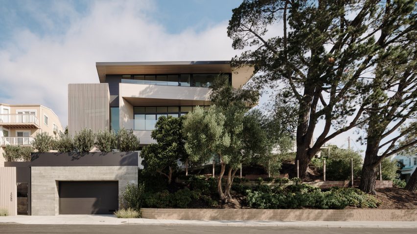 Dolores Heights San Francisco cedar and glass residence by John Maniscalco Architects