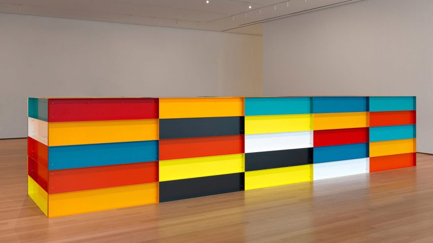 Donald Judd exhibition at MoMA