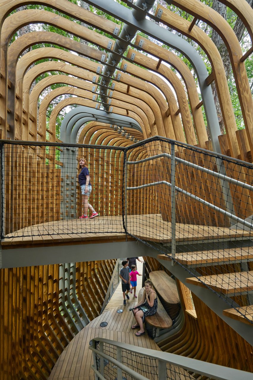 Evans Tree House in Garvan Woodland Gardens Arkansas by Modus Studio