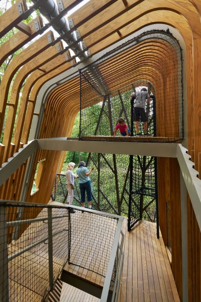 Evans Tree House in Garvan Woodland Gardens Arkansas by Modus Studio