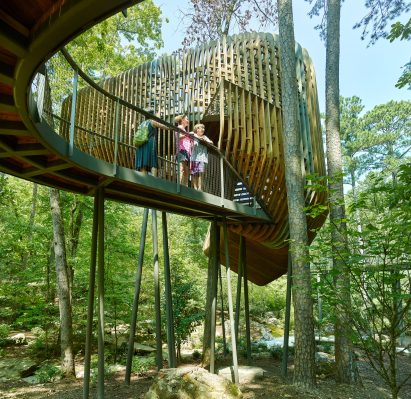 Evans Tree House in Garvan Woodland Gardens Arkansas by Modus Studio