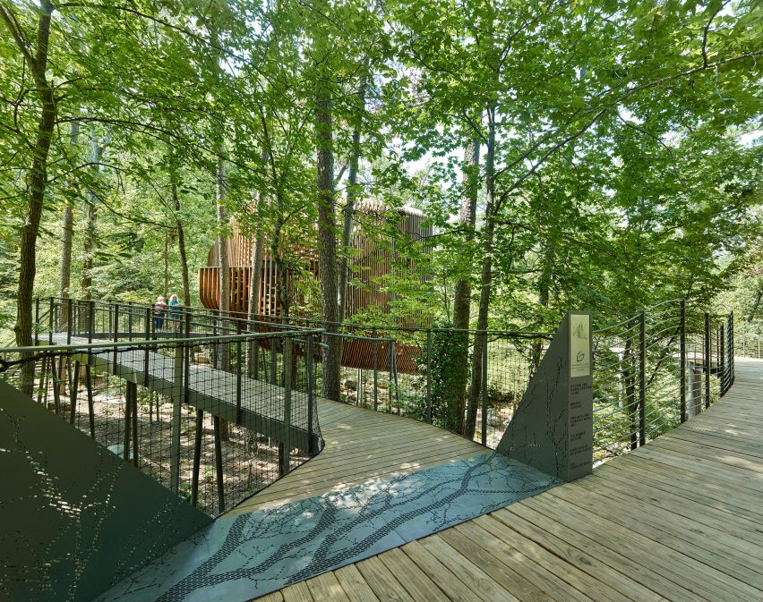 Evans Tree House in Garvan Woodland Gardens Arkansas by Modus Studio